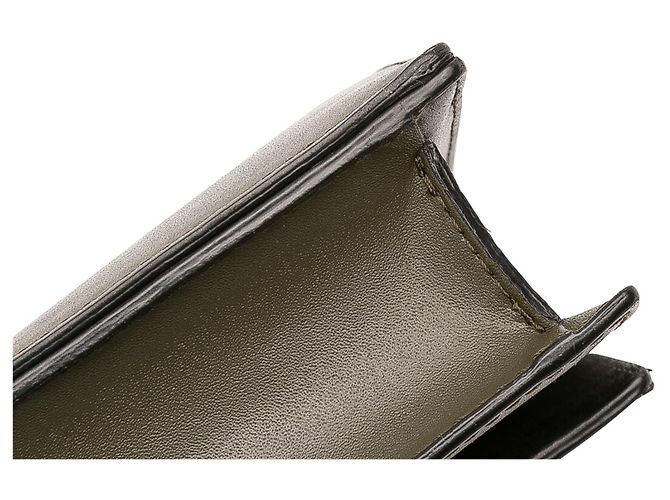Borsa a mano mini in pelle verde con chiusura a teschio Alexander McQueen Verde oliva - vista 6
