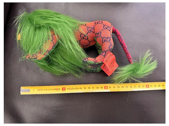 Marmont Gucci GG Löwen Plüschtier Grün Bunt Mehrfarben - Ansicht 4