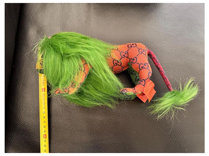 Marmont Gucci GG Löwen Plüschtier Grün Bunt Mehrfarben - Ansicht 5