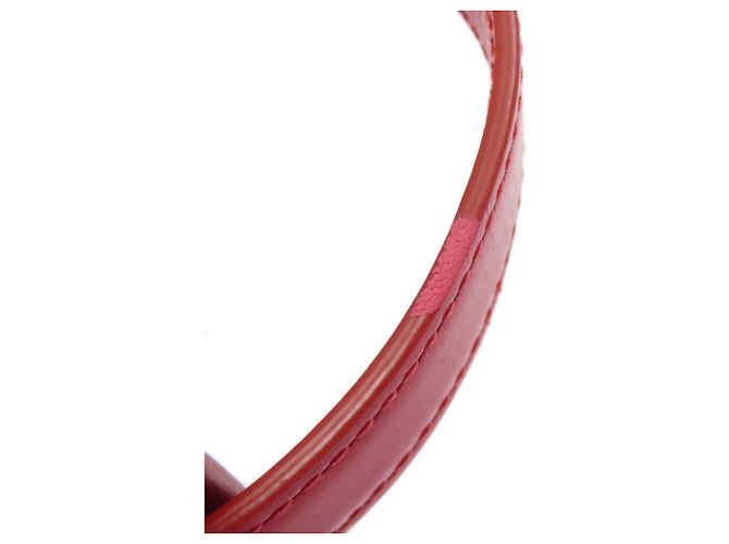 Céline Borsa a Spalla Celine Classic Box in Pelle di Vitello Rossa Rosso - vista 21
