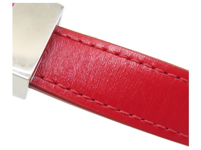 Céline Borsa a Spalla Celine Classic Box in Pelle di Vitello Rossa Rosso - vista 22