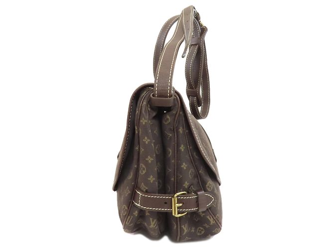 Borsa a Spalla Saumur M95227 di Louis Vuitton Marrone - vista 3