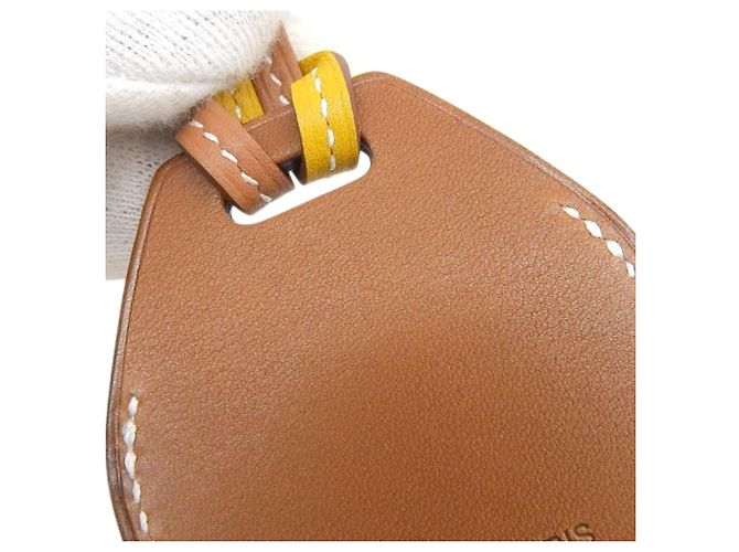 Hermes Hermès Air Tag Two-Tone Leather Strap - view 6