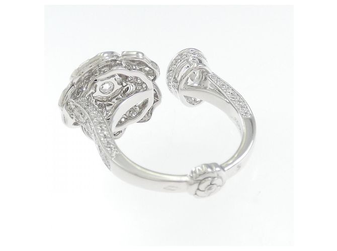 Timeless Chanel Camelia Au750 Diamantring Größe 11.5 Silber - Ansicht 3