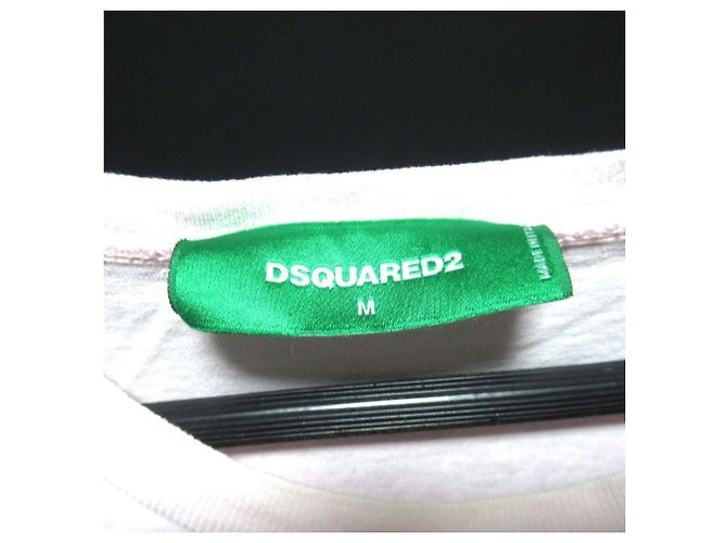 Autre Marque Camiseta de algodón Dsquared2 UNA VIDA UN PLAN Rosa - vista 8