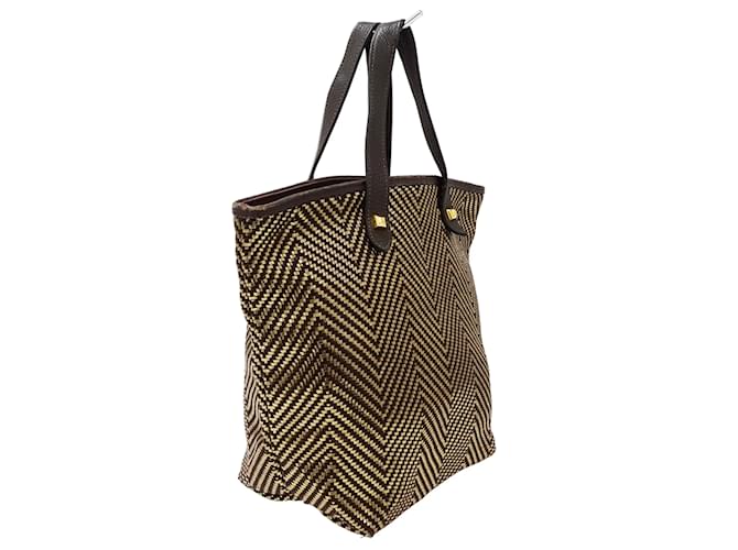 Borsa Hermès Kaba Chennai PM Marrone - vista 4