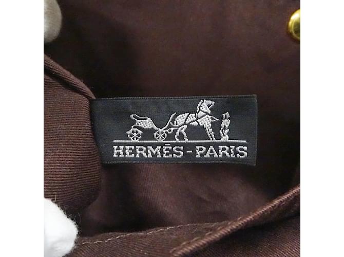 Borsa Hermès Kaba Chennai PM Marrone - vista 6