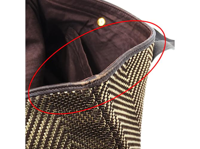 Borsa Hermès Kaba Chennai PM Marrone - vista 8
