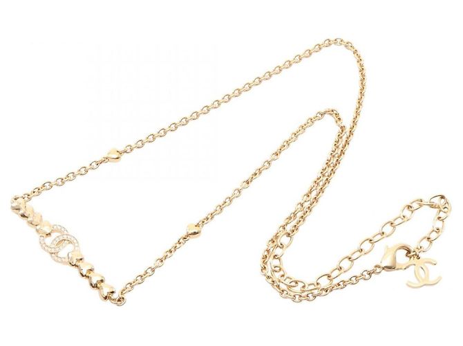 Collana a forma di cuore con il logo Coco di Chanel D'oro - vista 3