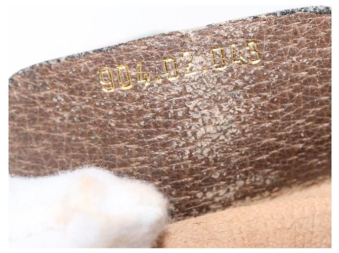 Borsa Sherry Line GG Supreme Web di GUCCI in PVC beige e oro 904 02 043 Auth ka921 D'oro - vista 12