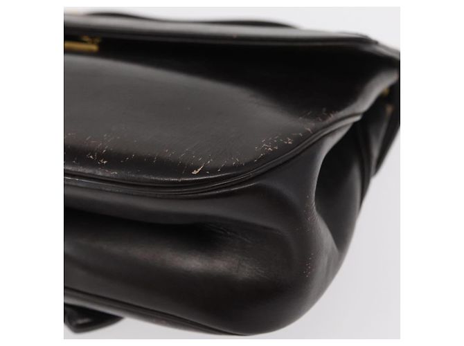 Borsa a mano in tela Trotter Christian Dior in pelle marrone e oro Auth 156377 - vista 14