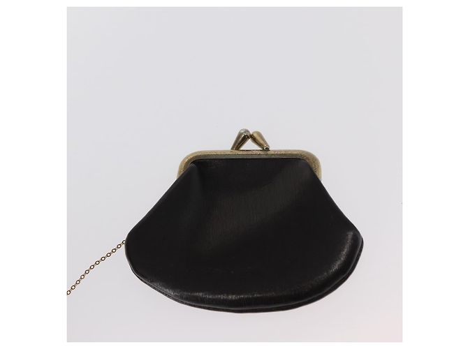 Borsa a mano in tela Trotter Christian Dior in pelle marrone e oro Auth 156377 - vista 21