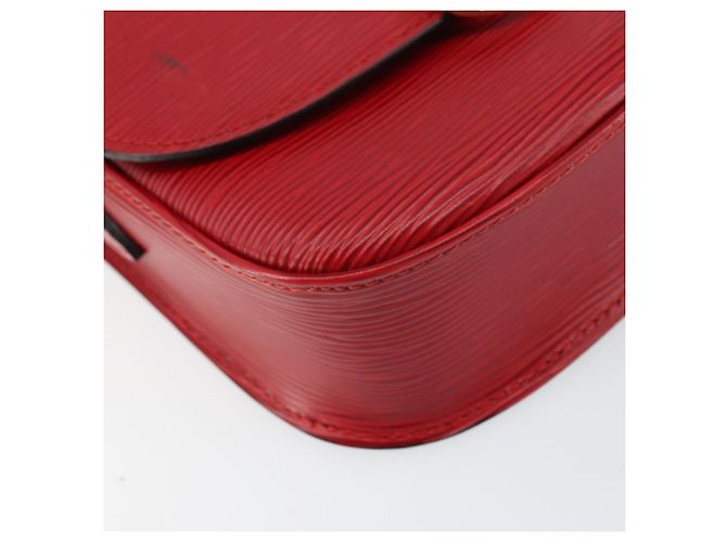LOUIS VUITTON Epi Saint Cloud PM Shoulder Bag Red M52217 LV Auth 156355 - view 15