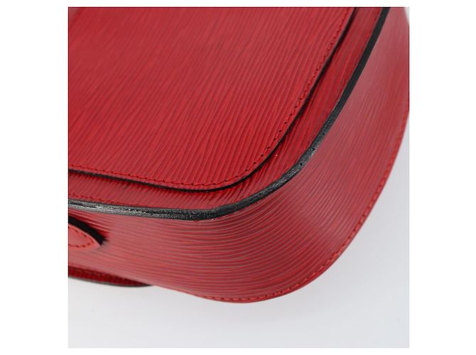 LOUIS VUITTON Epi Saint Cloud PM Shoulder Bag Red M52217 LV Auth 156355 - view 17