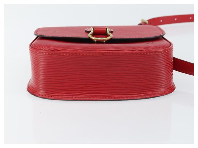 LOUIS VUITTON Epi Saint Cloud PM Shoulder Bag Red M52217 LV Auth 156355 - view 5