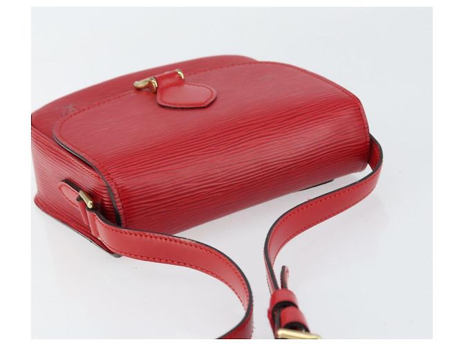 LOUIS VUITTON Epi Saint Cloud PM Shoulder Bag Red M52217 LV Auth 156355 - view 6