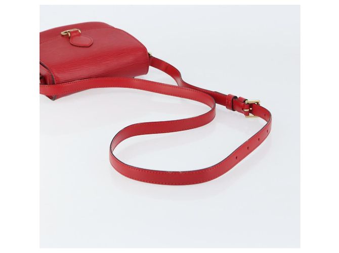 LOUIS VUITTON Epi Saint Cloud PM Shoulder Bag Red M52217 LV Auth 156355 - view 7