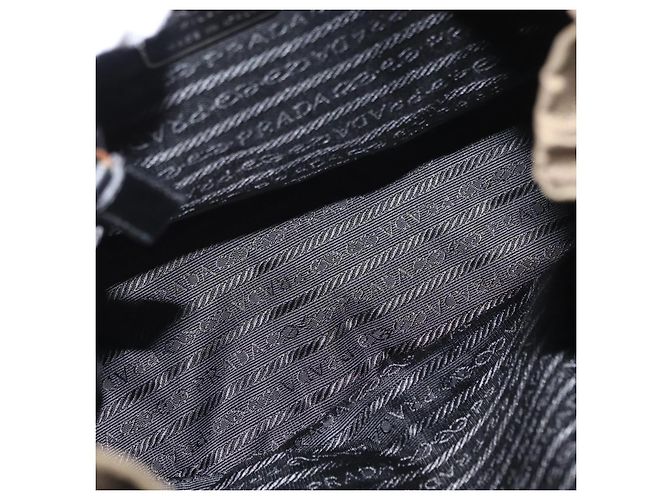 PRADA Rucksack aus Nylon grün silber authentisch kk575 - Ansicht 11
