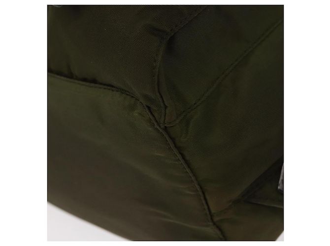 PRADA Rucksack aus Nylon grün silber authentisch kk575 - Ansicht 18