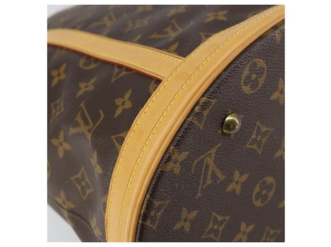 LOUIS VUITTON Borsa a Spalla Monogram Bucket GM M42236 LV Auth 156566 Monogramma - vista 17