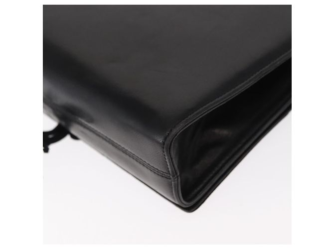 Borsa a Spalla Gancini in Pelle Suede Nera e Oro Auth 156462 di Salvatore Ferragamo Nero D'oro - vista 16