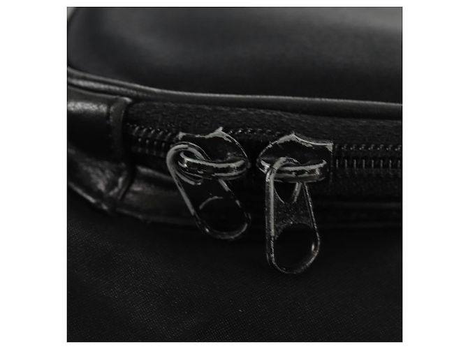 Zaino Valentino in nylon e pelle nero e oro Auth BA8694 D'oro - vista 10