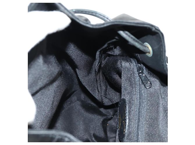 Zaino Valentino in nylon e pelle nero e oro Auth BA8694 D'oro - vista 21