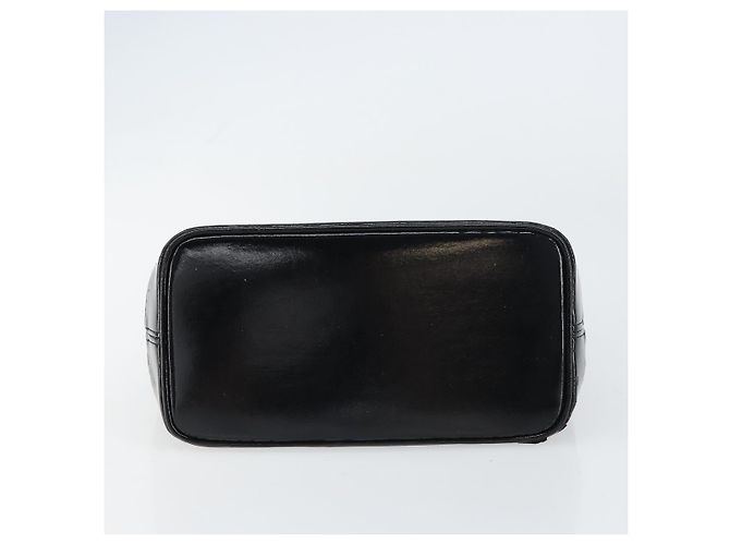 SAINT LAURENT Borsa a mano in tela pelle nera oro Auth 156805 Nero D'oro - vista 5