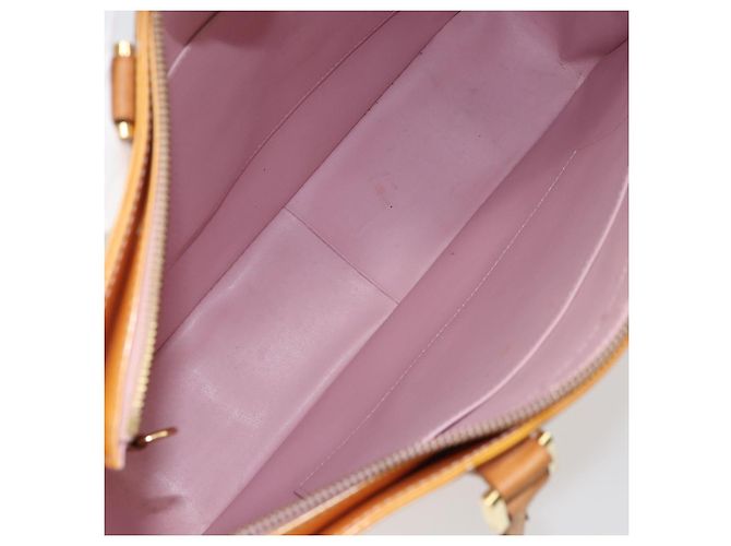 LOUIS VUITTON Borsa Columbus Monogram Vernis Rosa Marshmallow M91032 Auth ep12223 - vista 10
