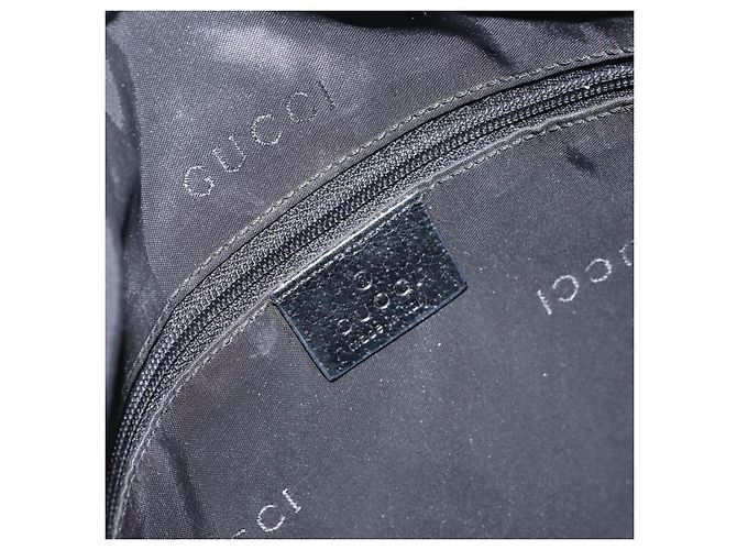 Borsa a Spalla GUCCI Jackie in Nylon Nero Argento 001 3355 1781 Auth ep12448 - vista 18