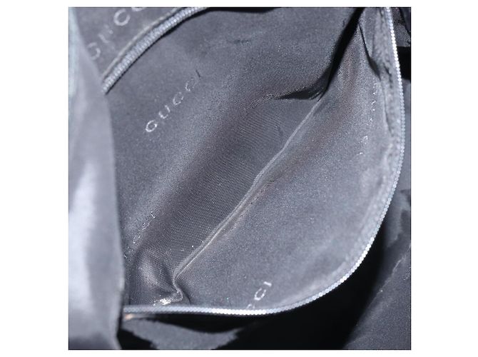 Borsa a Spalla GUCCI Jackie in Nylon Nero Argento 001 3355 1781 Auth ep12448 - vista 22