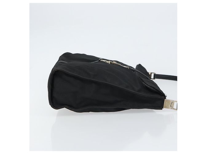 Borsa a Spalla GUCCI Jackie in Nylon Nero Argento 001 3355 1781 Auth ep12448 - vista 3