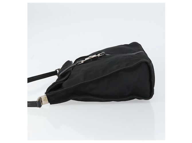 Borsa a Spalla GUCCI Jackie in Nylon Nero Argento 001 3355 1781 Auth ep12448 - vista 4