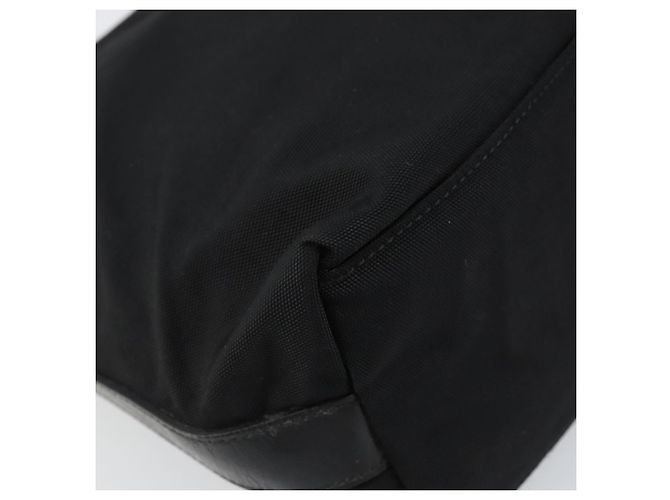 Borsa a mano GUCCI in nylon smaltato nero e argento 000 0602 3754 Auth ep12353 - vista 15