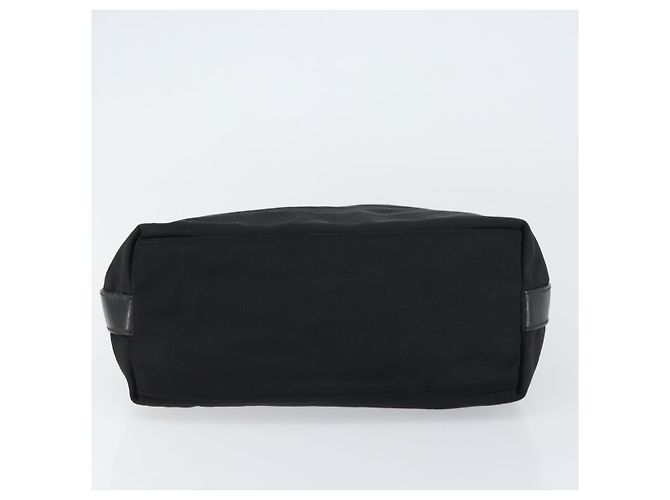 Borsa a mano GUCCI in nylon smaltato nero e argento 000 0602 3754 Auth ep12353 - vista 5