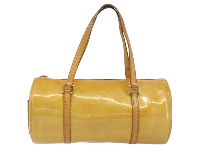 LOUIS VUITTON Borsa a Mano Monogram Vernis Bedford Beige M91006 LV Auth ep12417 - vista 13