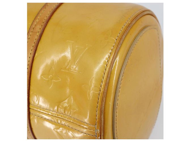 LOUIS VUITTON Borsa a Mano Monogram Vernis Bedford Beige M91006 LV Auth ep12417 - vista 16