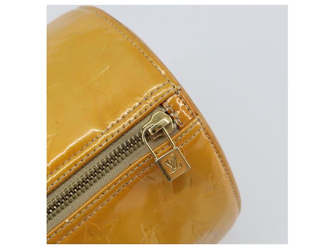 LOUIS VUITTON Borsa a Mano Monogram Vernis Bedford Beige M91006 LV Auth ep12417 - vista 18