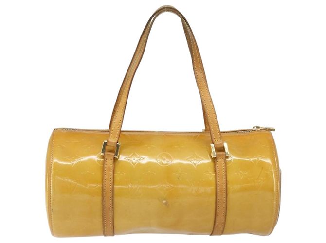 LOUIS VUITTON Borsa a Mano Monogram Vernis Bedford Beige M91006 LV Auth ep12417 - vista 2