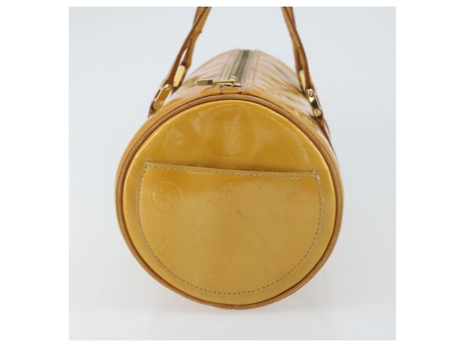 LOUIS VUITTON Borsa a Mano Monogram Vernis Bedford Beige M91006 LV Auth ep12417 - vista 3