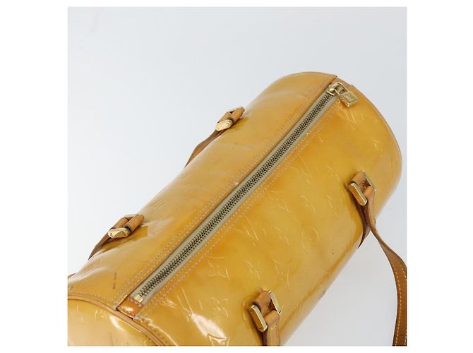 LOUIS VUITTON Borsa a Mano Monogram Vernis Bedford Beige M91006 LV Auth ep12417 - vista 6