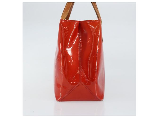 LOUIS VUITTON Monogram Vernis Reade PM Borsa a Mano Rossa M91088 LV Auth ep12416 Rosso - vista 4