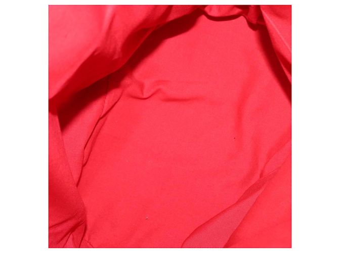 Borsa a Spalla Gianni Versace in Nylon Rosso Oro Auth BA9206 D'oro - vista 12