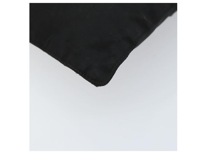Borsa a Spalla PRADA Nylon Argento Nero Auth ep12326 - vista 14