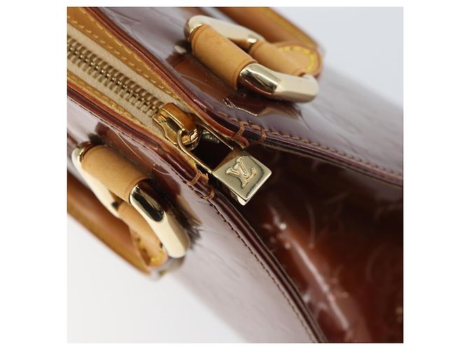 LOUIS VUITTON Borsa Forsyth Monogram Vernis Bronzo M91113 LV Auth ep12259 - vue 18