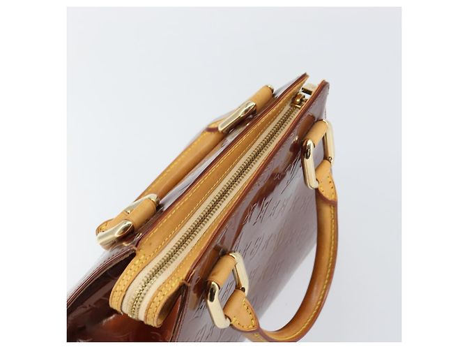 LOUIS VUITTON Borsa Forsyth Monogram Vernis Bronzo M91113 LV Auth ep12259 - vue 6