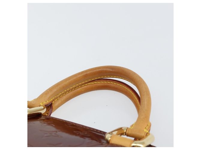 LOUIS VUITTON Borsa Forsyth Monogram Vernis Bronzo M91113 LV Auth ep12259 - vue 8