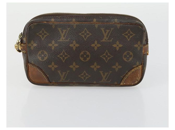 LOUIS VUITTON Clutch Monogram Taiga 2 Set LV Auth 158725 Monogramma - vista 10