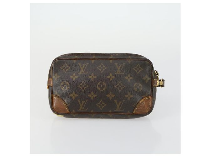 LOUIS VUITTON Clutch Monogram Taiga 2 Set LV Auth 158725 Monogramma - vista 11