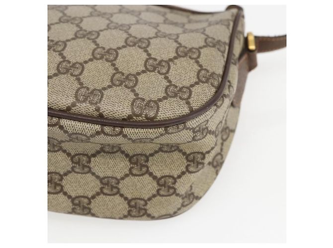 Borsa Sherry Line GG Supreme Web di GUCCI in PVC beige e oro 89 02 032 Auth 158797 D'oro - vista 16